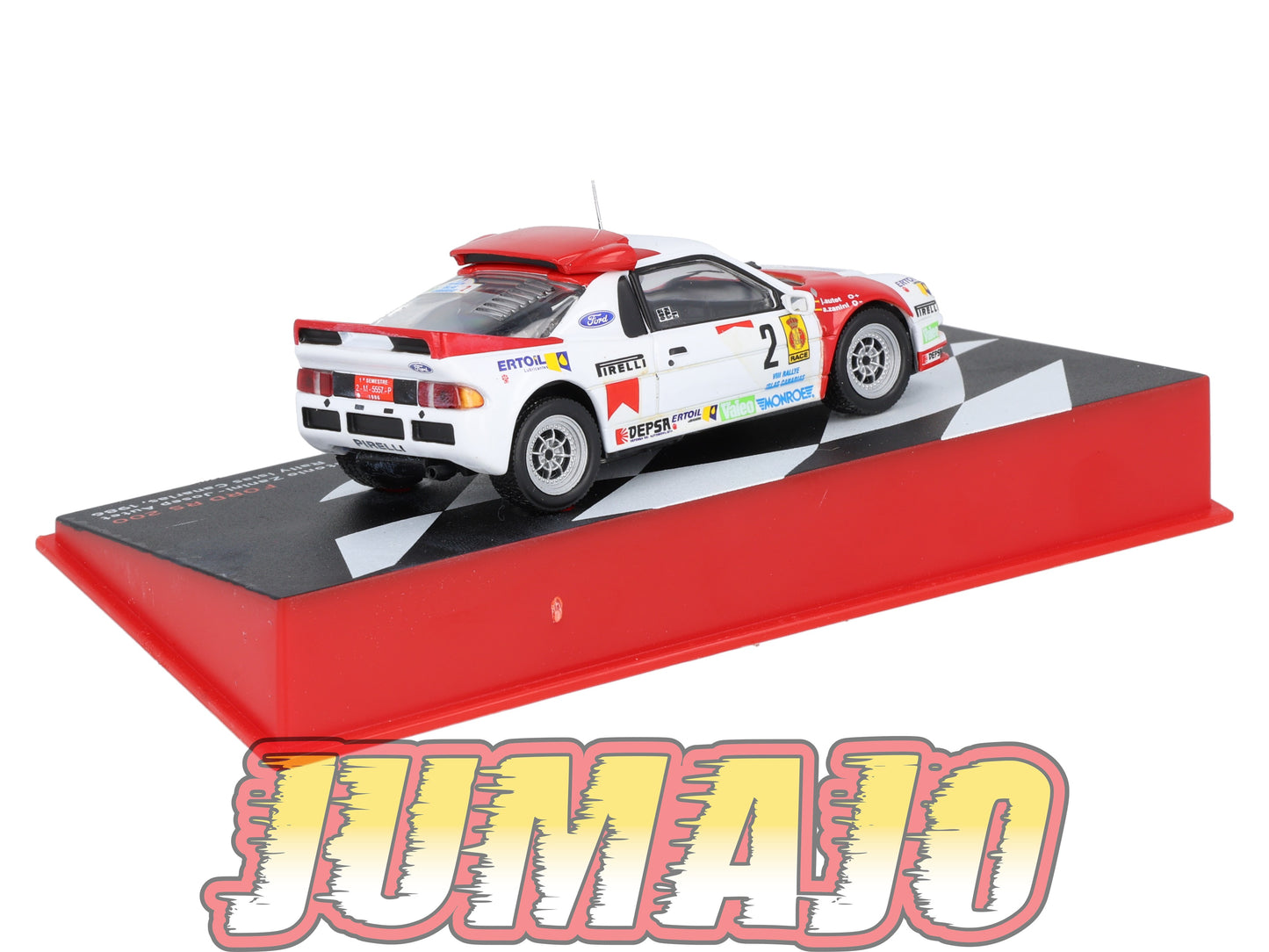 RSP36 Voiture Rallye Espagne 1/43 IXO Altaya : FORD RS 200 1986 #2 A.Zanini