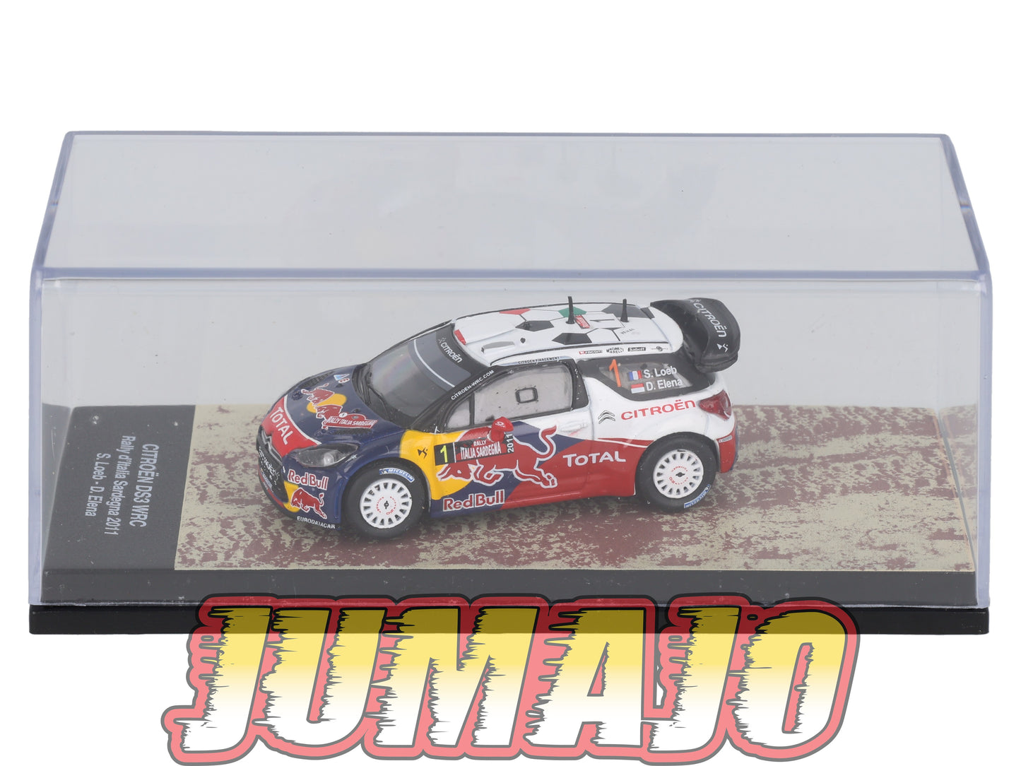 RSQ2 Voiture 1/64 IXO TEST CENTAURIA CITROEN DS3 WRC 2011 #1 S Loeb