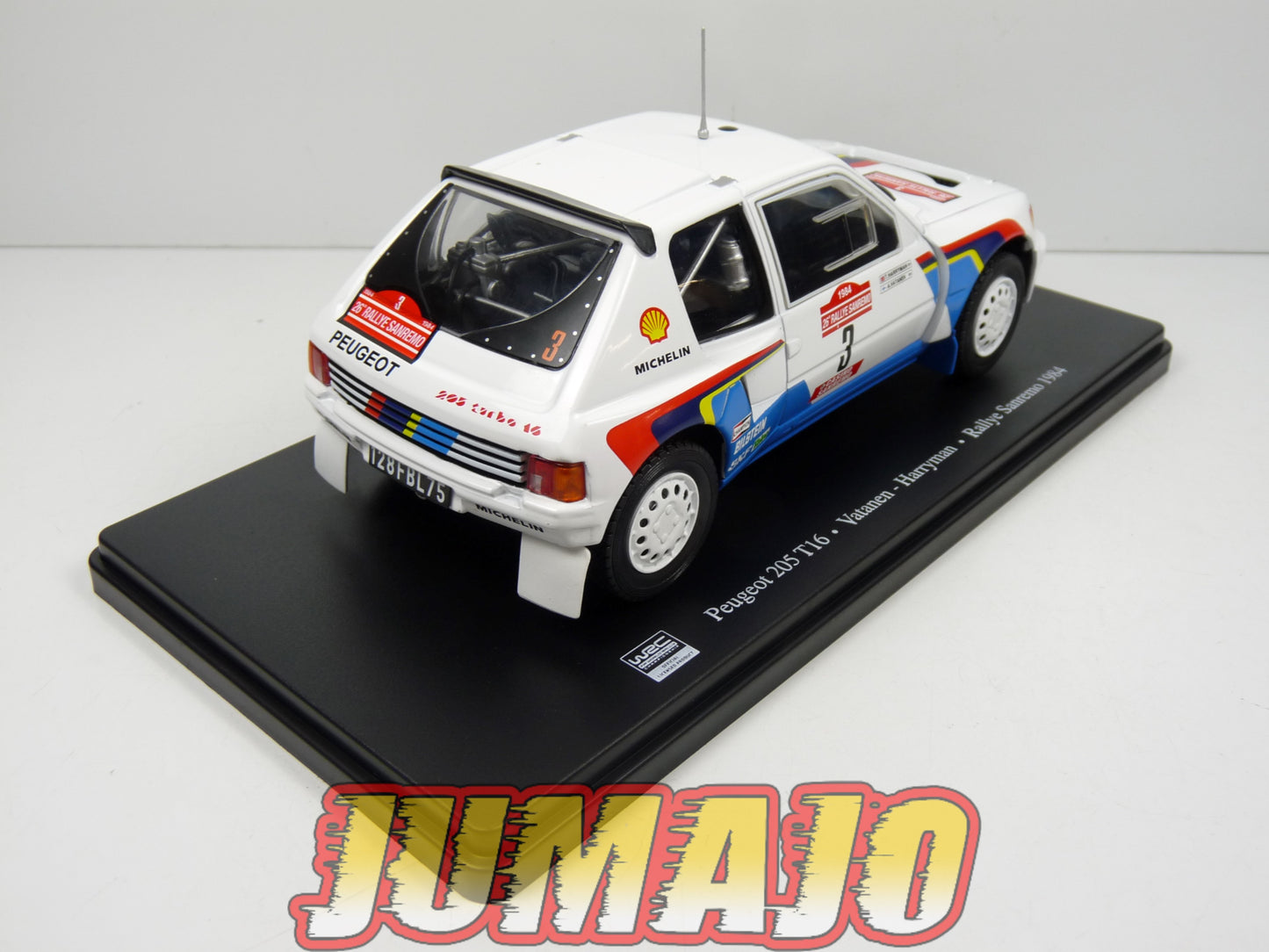 RVQ16 Voiture Rallye 1/24 SALVAT Models : Peugeot 205 T16 Vatanen 1984 #3