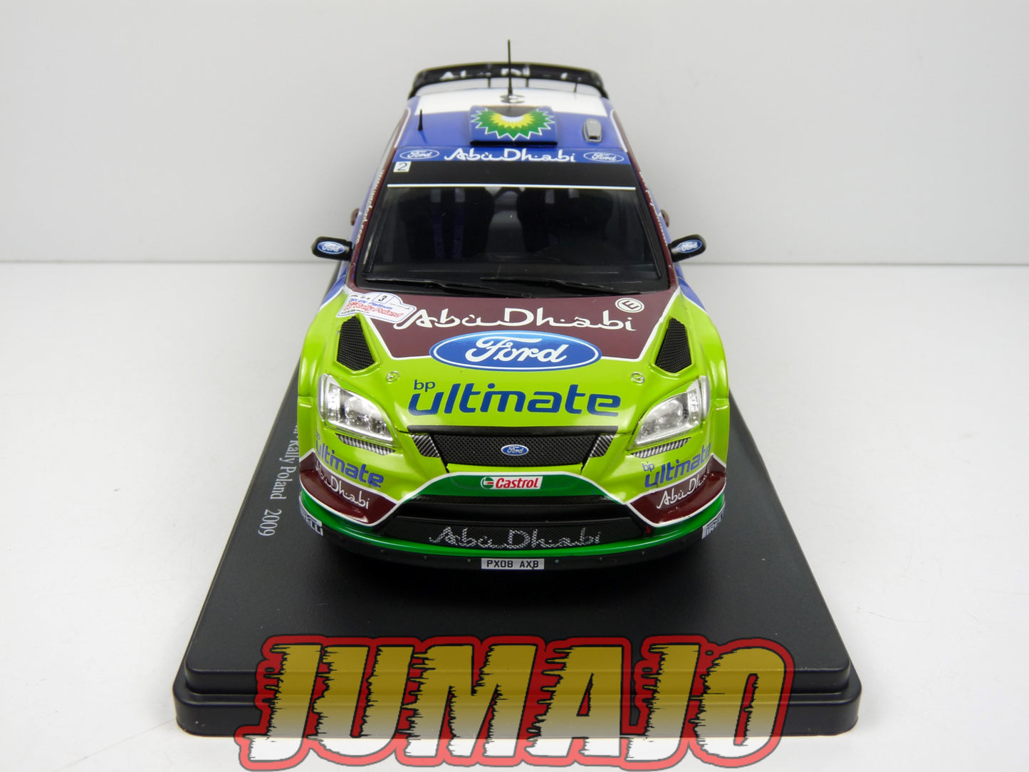 RVQ17 Voiture Rallye 1/24 SALVAT Models : FORD Focus RS WRC 2009 #3 Hirvonen