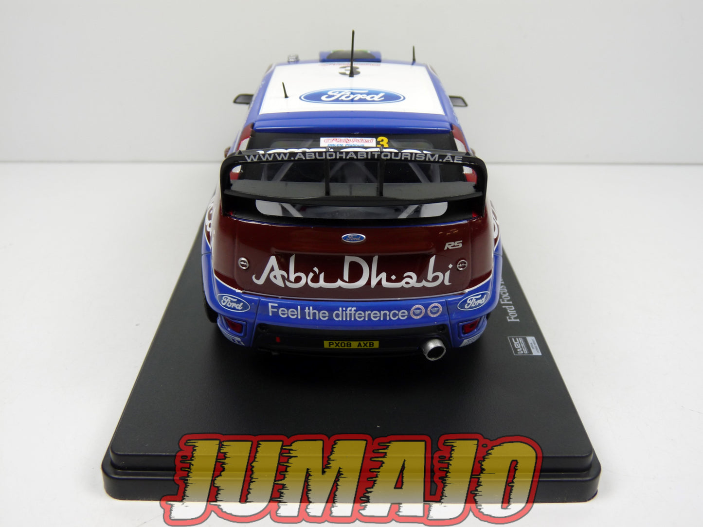 RVQ17 Voiture Rallye 1/24 SALVAT Models : FORD Focus RS WRC 2009 #3 Hirvonen