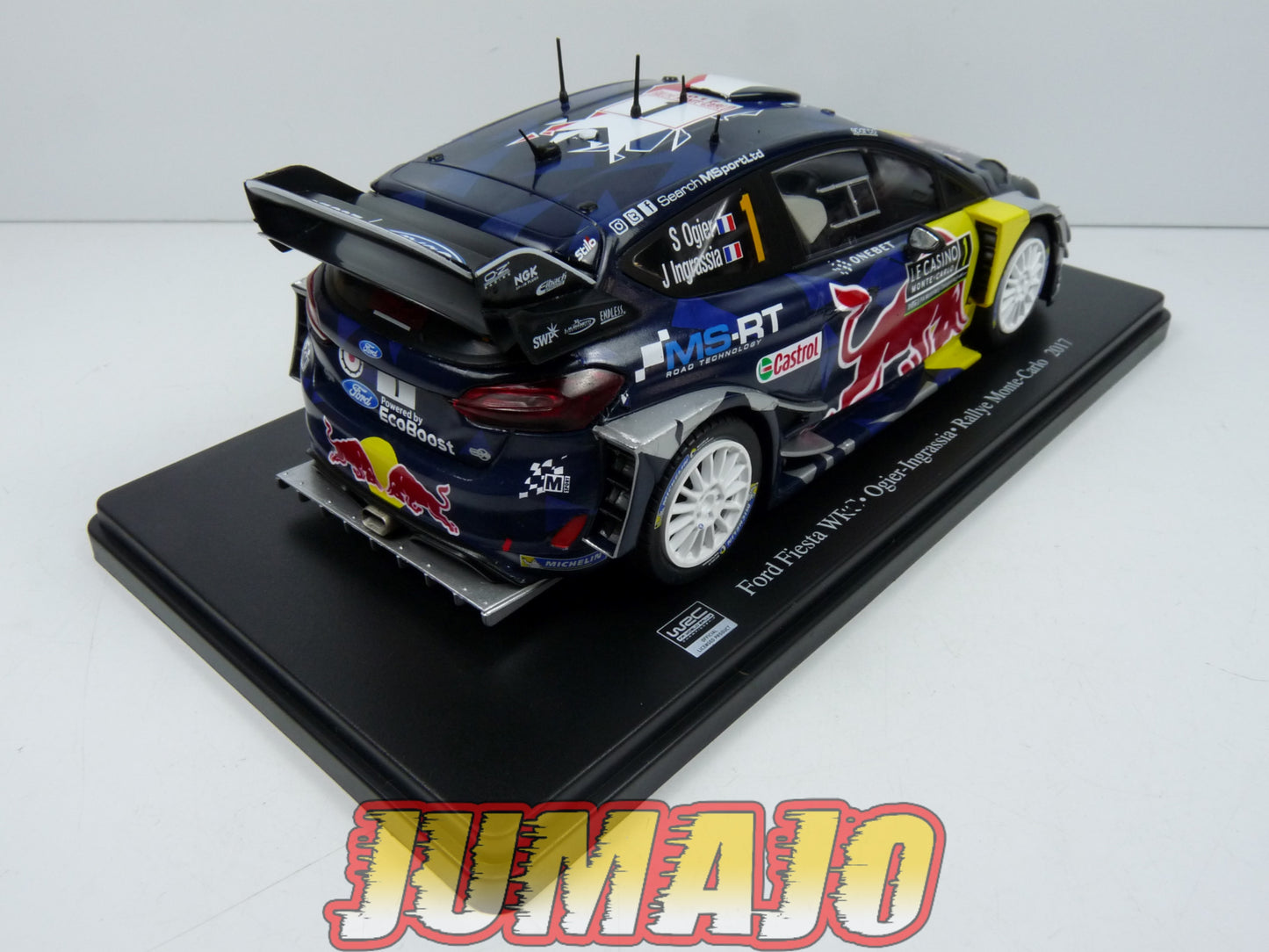 RVQ2 Voiture Rallye 1/24 SALVAT Models : Ford Fiesta WRC Ogier-Ingrassia 2017 #1