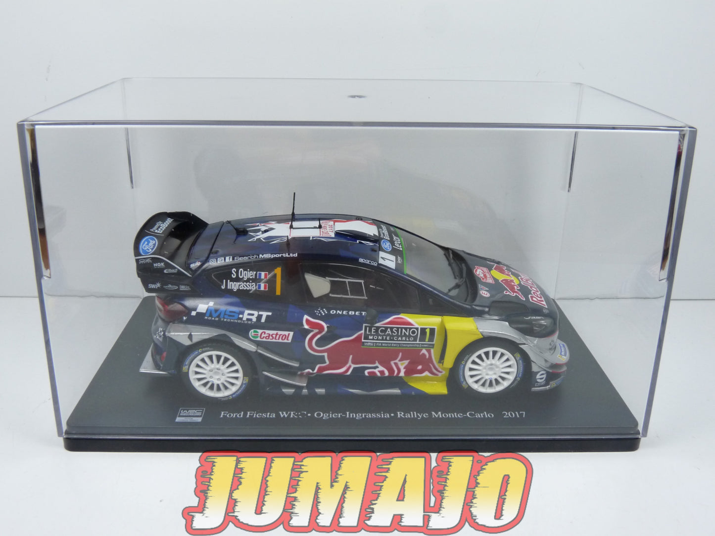 RVQ2 Voiture Rallye 1/24 SALVAT Models : Ford Fiesta WRC Ogier-Ingrassia 2017 #1