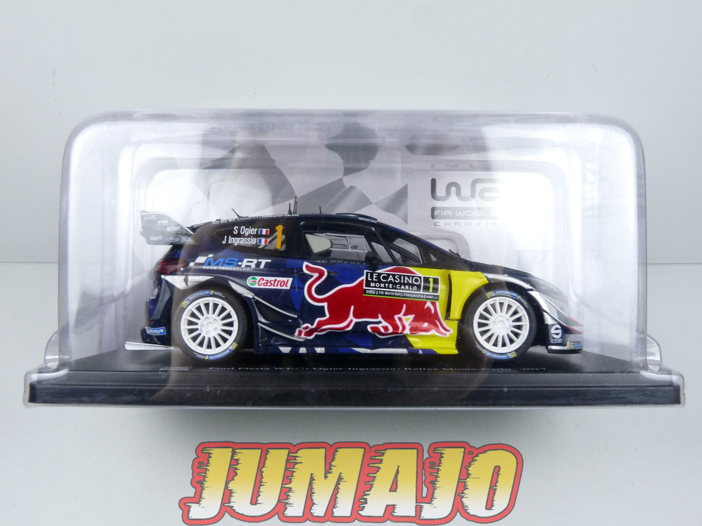 RVQ2 Voiture Rallye 1/24 SALVAT Models : Ford Fiesta WRC Ogier-Ingrassia 2017 #1