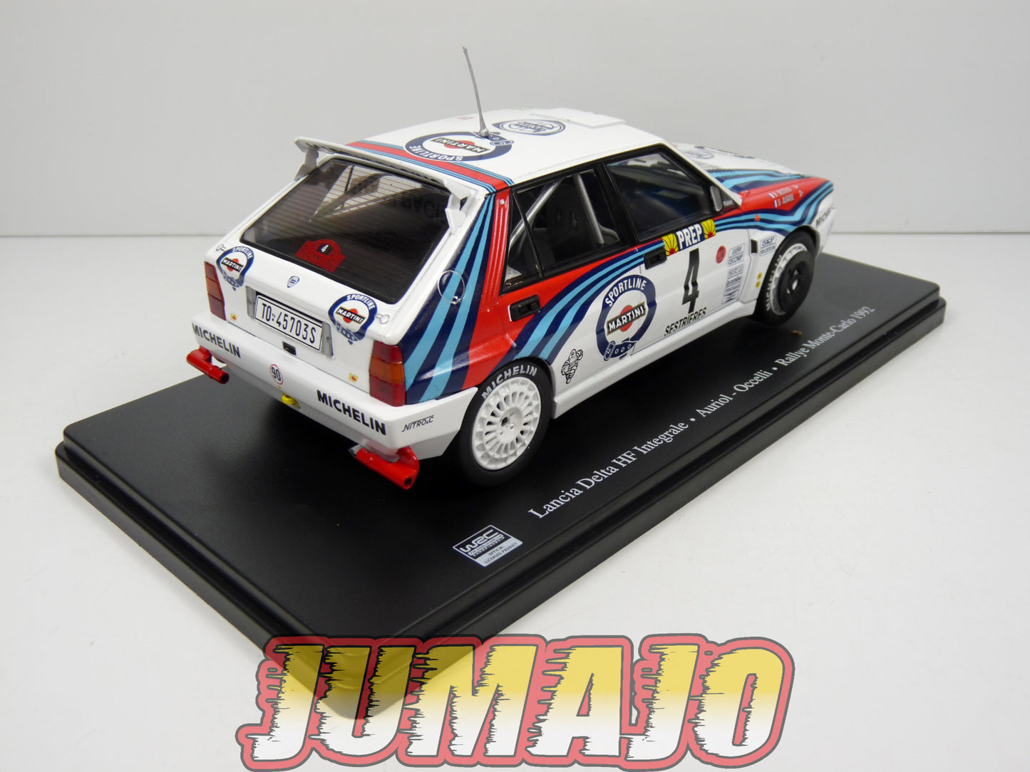 RVQ32 Voiture Rallye 1/24 SALVAT Models : LANCIA Delta HF Integrale 1992 #4 Auriol
