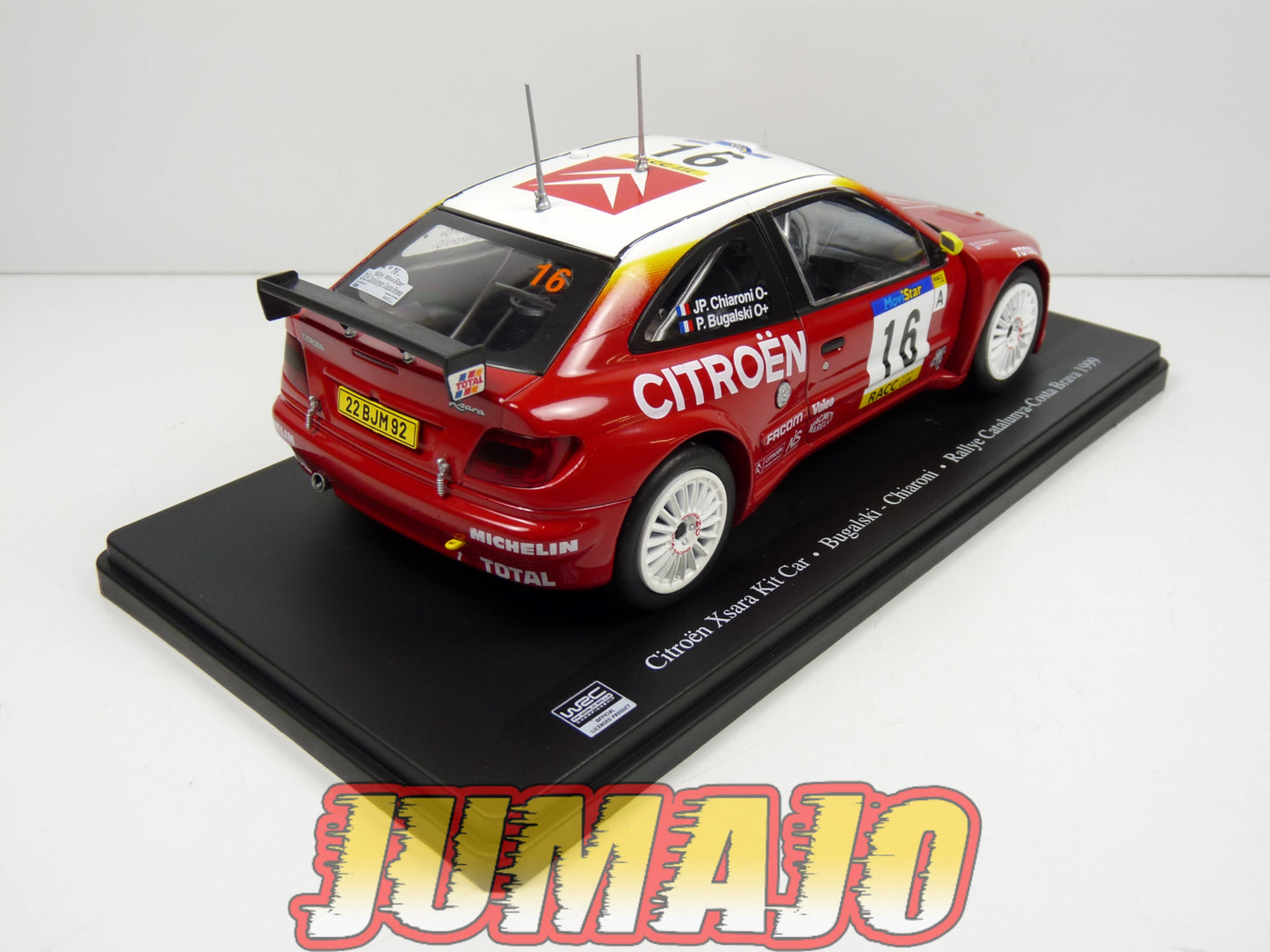 RVQ33 Voiture Rallye 1/24 SALVAT Models : CITROEN Xsara Kit Car 1999 #16 Bugalski