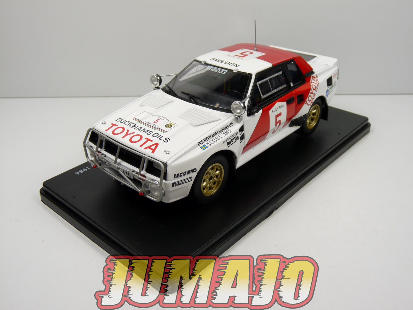 RVQ34 Voiture Rallye 1/24 SALVAT Models : TOYOTA Celica Twin Cam Turbo 1984 #5 Waldegard