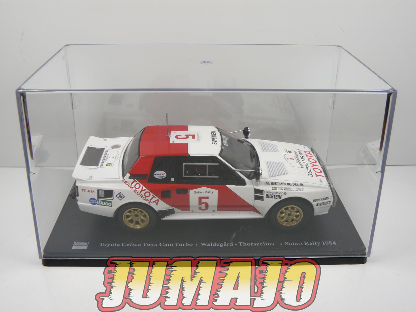 RVQ34 Voiture Rallye 1/24 SALVAT Models : TOYOTA Celica Twin Cam Turbo 1984 #5 Waldegard