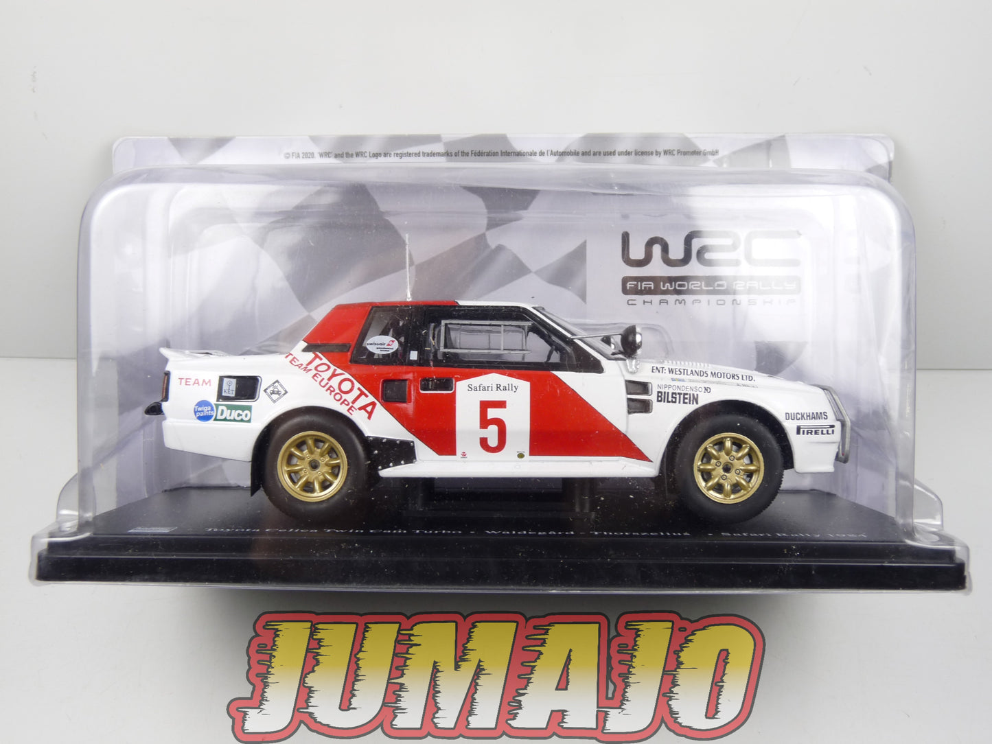 RVQ34 Voiture Rallye 1/24 SALVAT Models : TOYOTA Celica Twin Cam Turbo 1984 #5 Waldegard