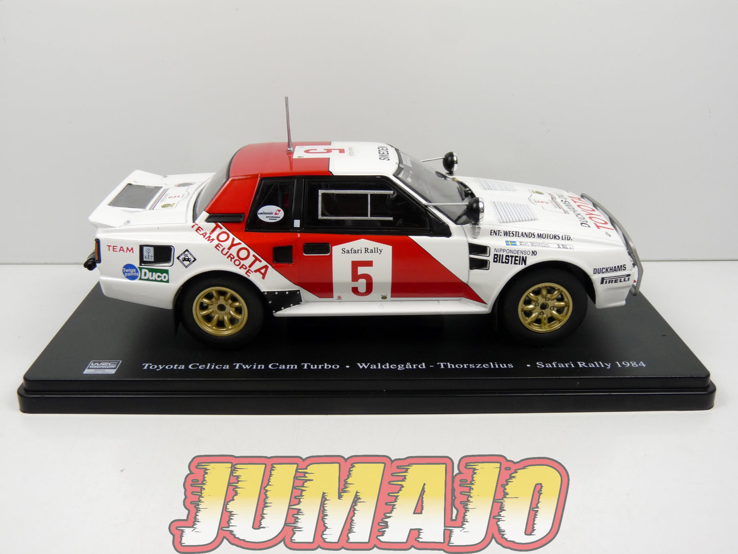RVQ34 Voiture Rallye 1/24 SALVAT Models : TOYOTA Celica Twin Cam Turbo 1984 #5 Waldegard