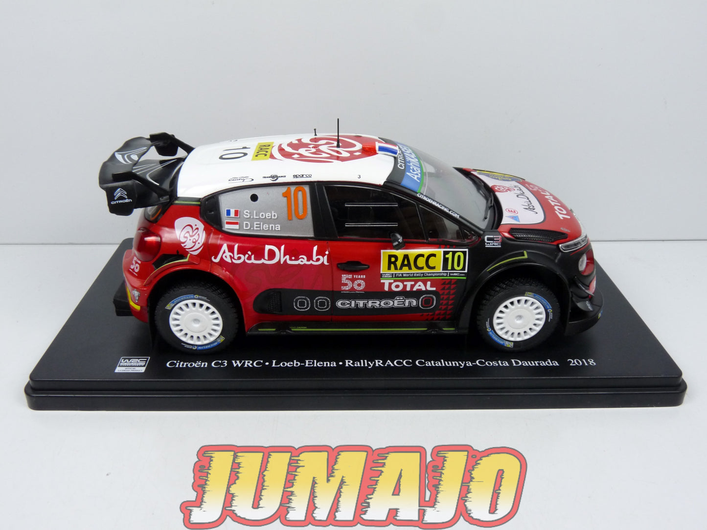 RVQ3 Voiture Rallye 1/24 SALVAT Models : Citroën C3 WRC Loeb-Elena 2018 #10
