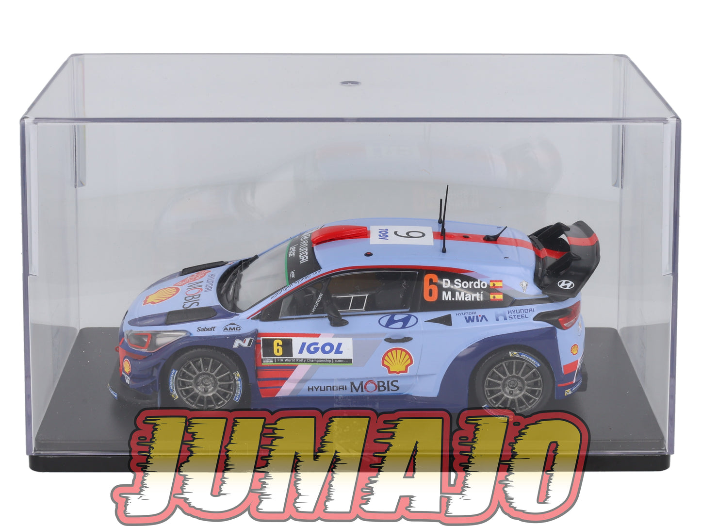 RVQ404 Voiture Rallye 1/24 SALVAT Models Hyundai i20 WRC 2017 #6 D Sordo Tour de corse