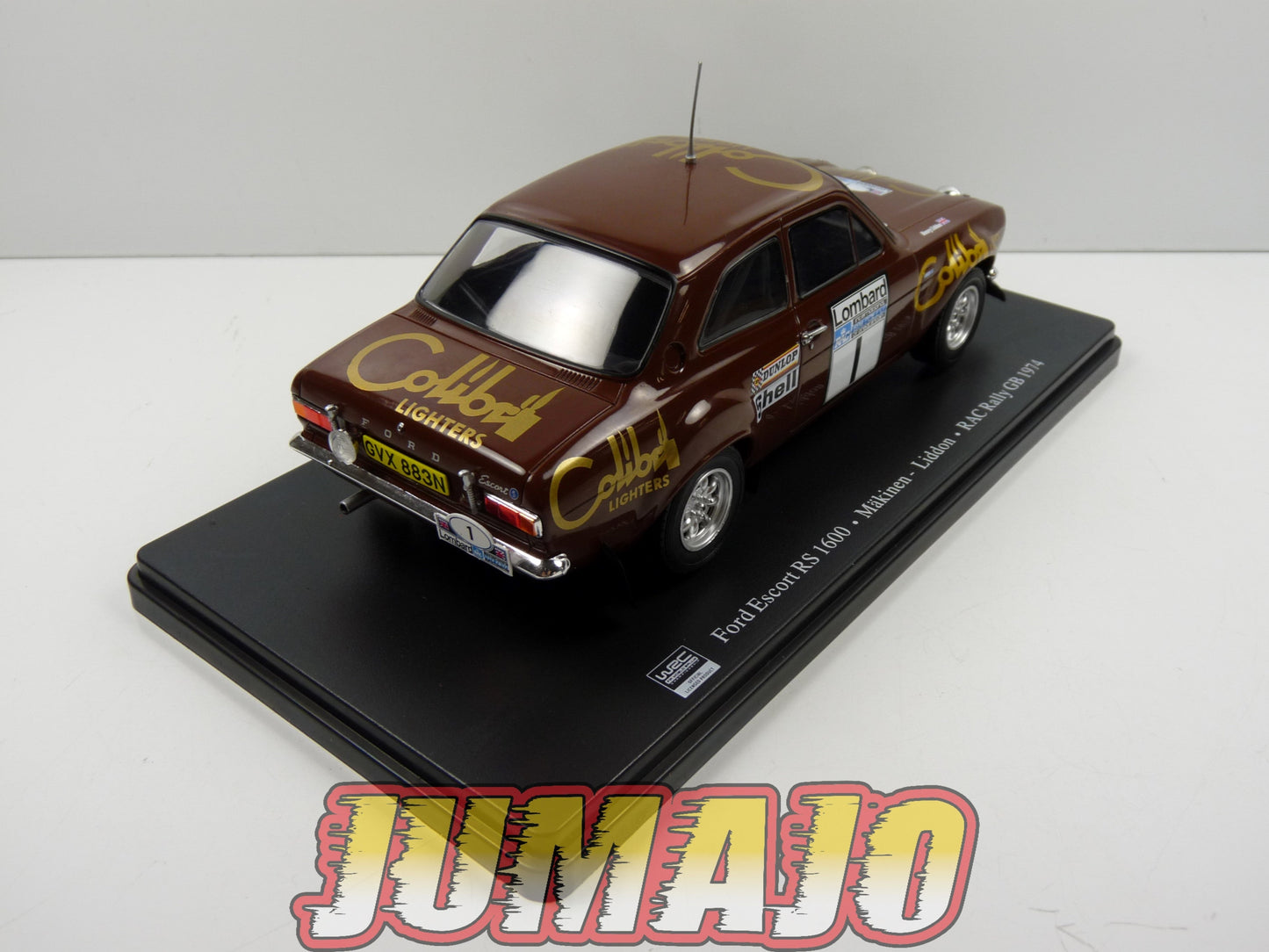 RVQ40 Voiture Rallye 1/24 SALVAT Models : FORD Escort RS 1600 1974 #1 Makinen