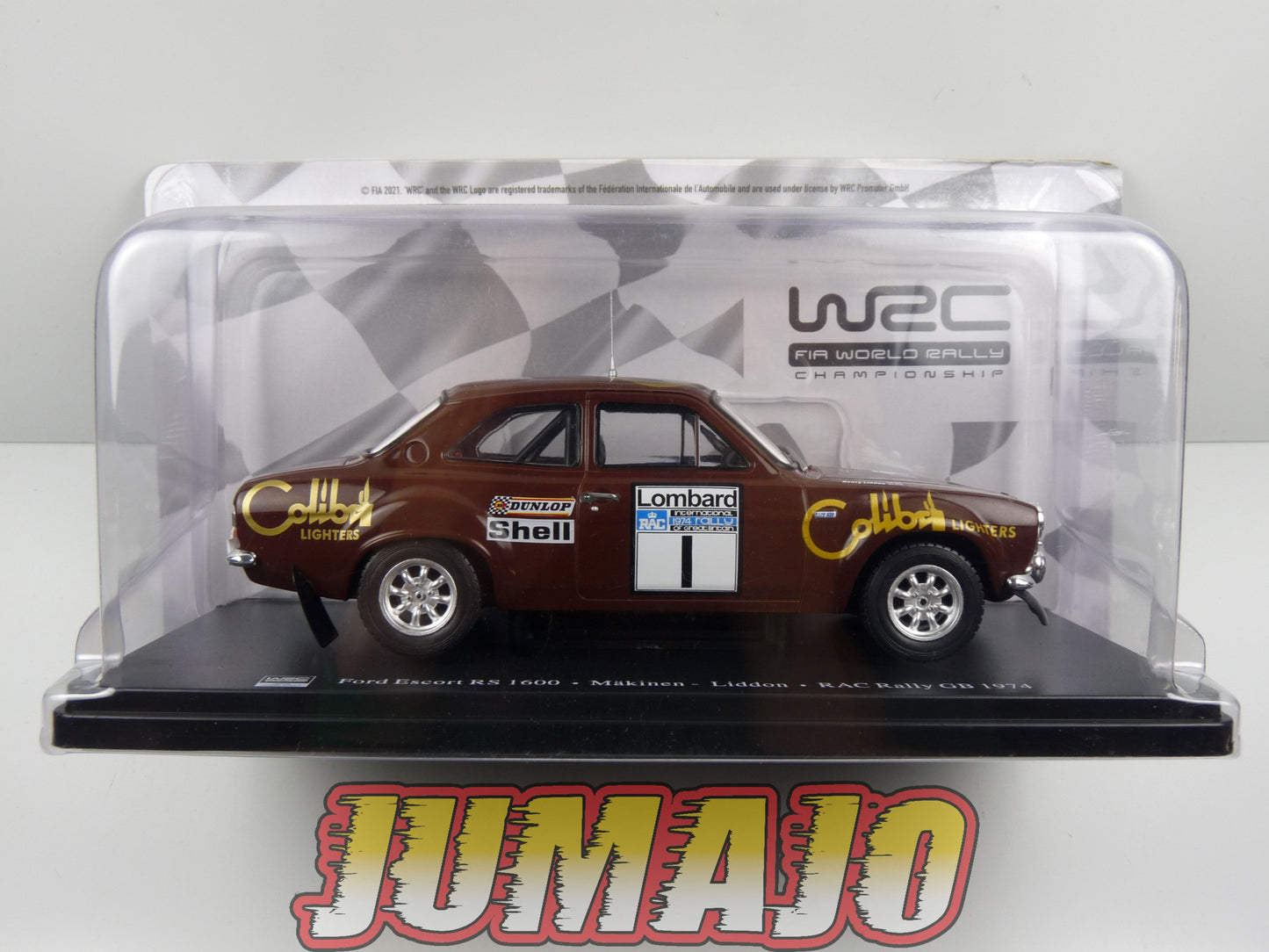 RVQ40 Voiture Rallye 1/24 SALVAT Models : FORD Escort RS 1600 1974 #1 Makinen