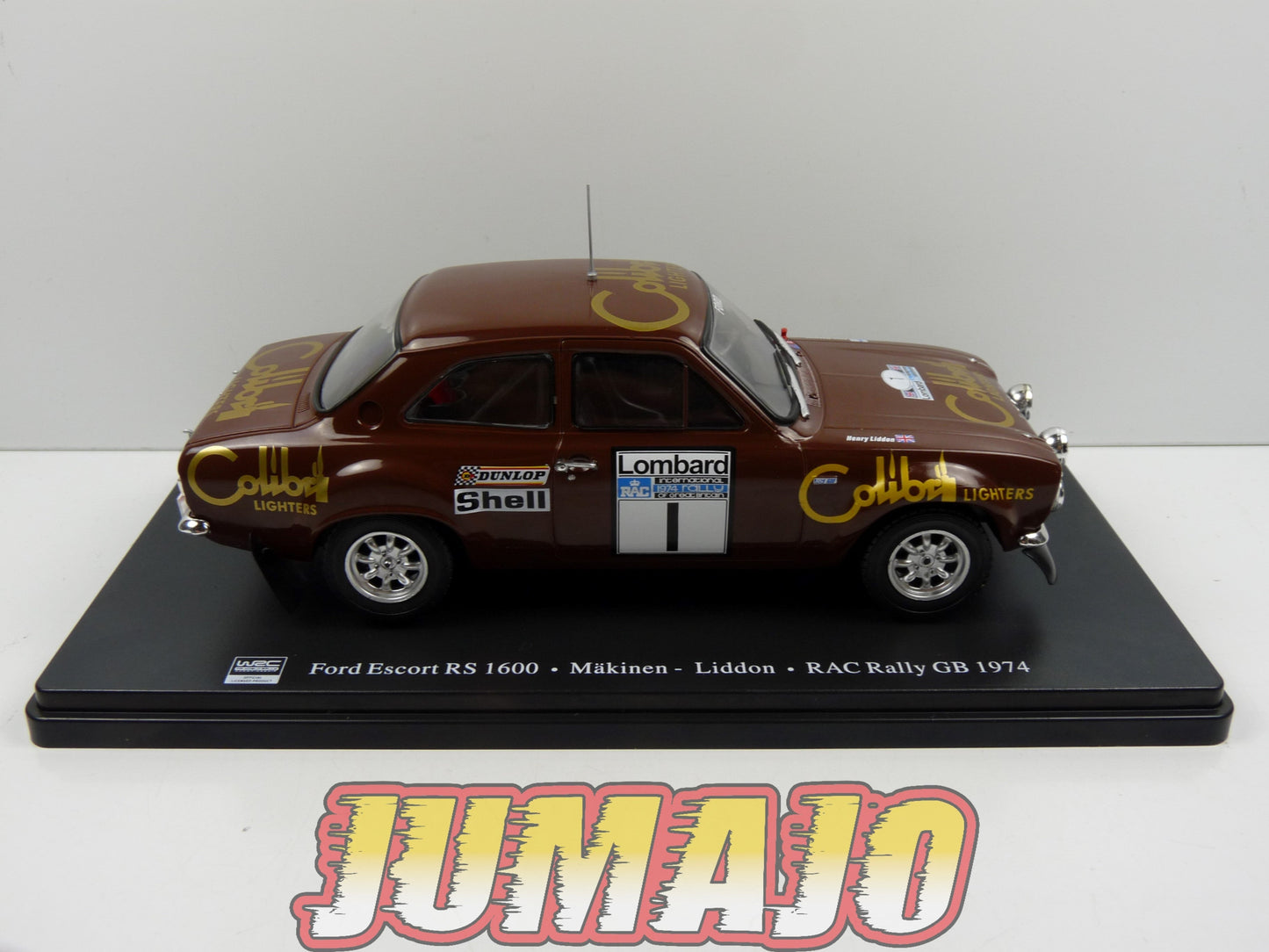 RVQ40 Voiture Rallye 1/24 SALVAT Models : FORD Escort RS 1600 1974 #1 Makinen