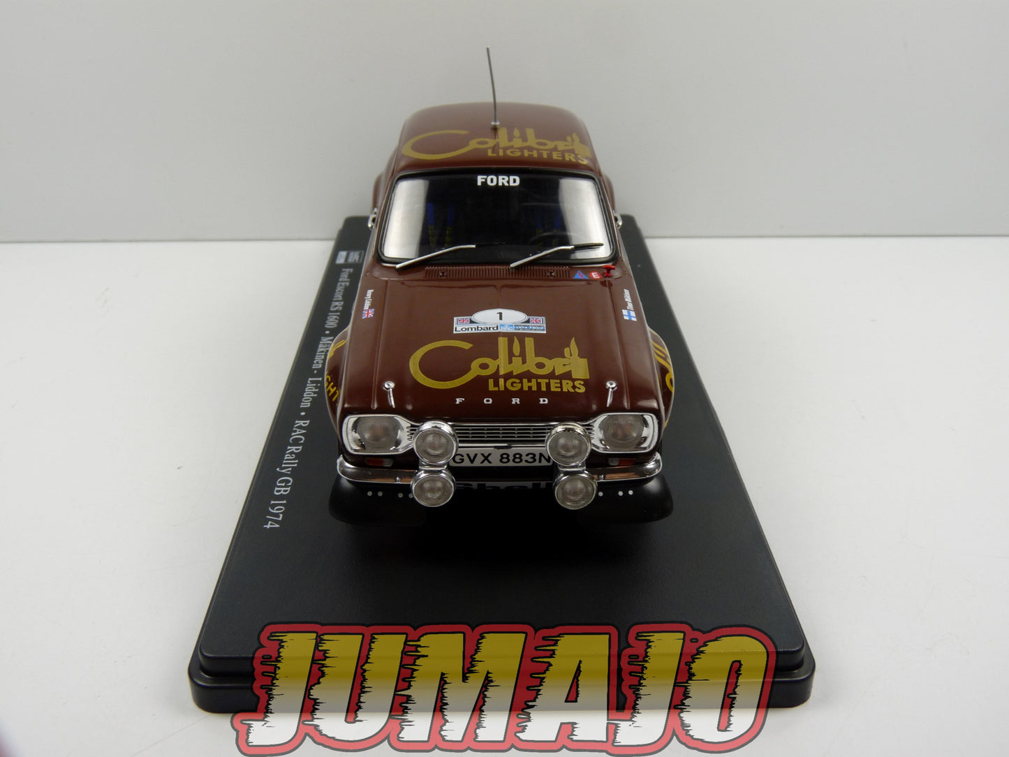 RVQ40 Voiture Rallye 1/24 SALVAT Models : FORD Escort RS 1600 1974 #1 Makinen