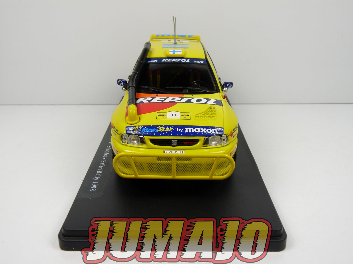 RVQ43 Voiture Rallye 1/24 SALVAT Models : SEAT Ibiza Kit Car 1998 #11 Rovanpera