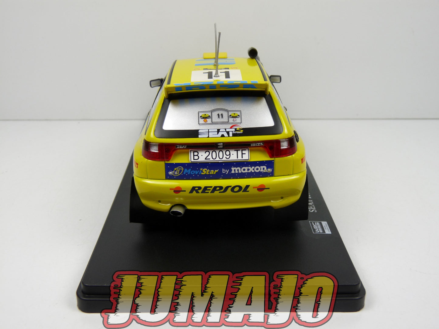 RVQ43 Voiture Rallye 1/24 SALVAT Models : SEAT Ibiza Kit Car 1998 #11 Rovanpera
