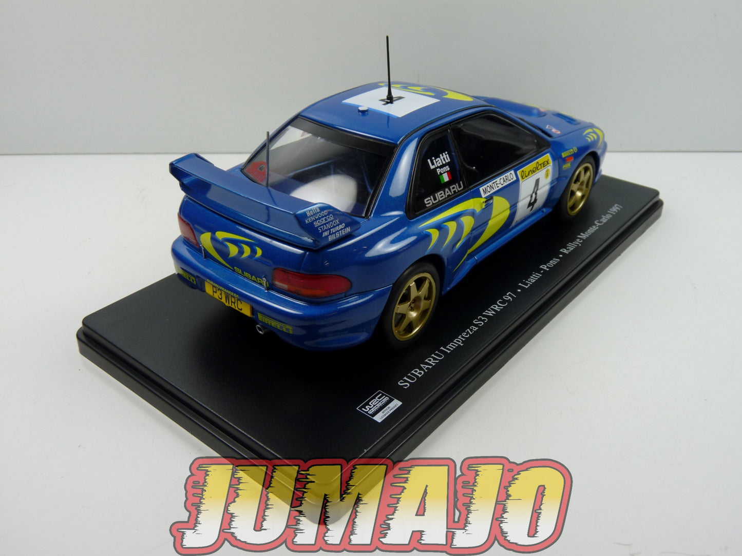 RVQ45 Voiture Rallye 1/24 SALVAT Models : SUBARU Impreza S3 97 Liatti Pons 1997 #4 Liatti Pons