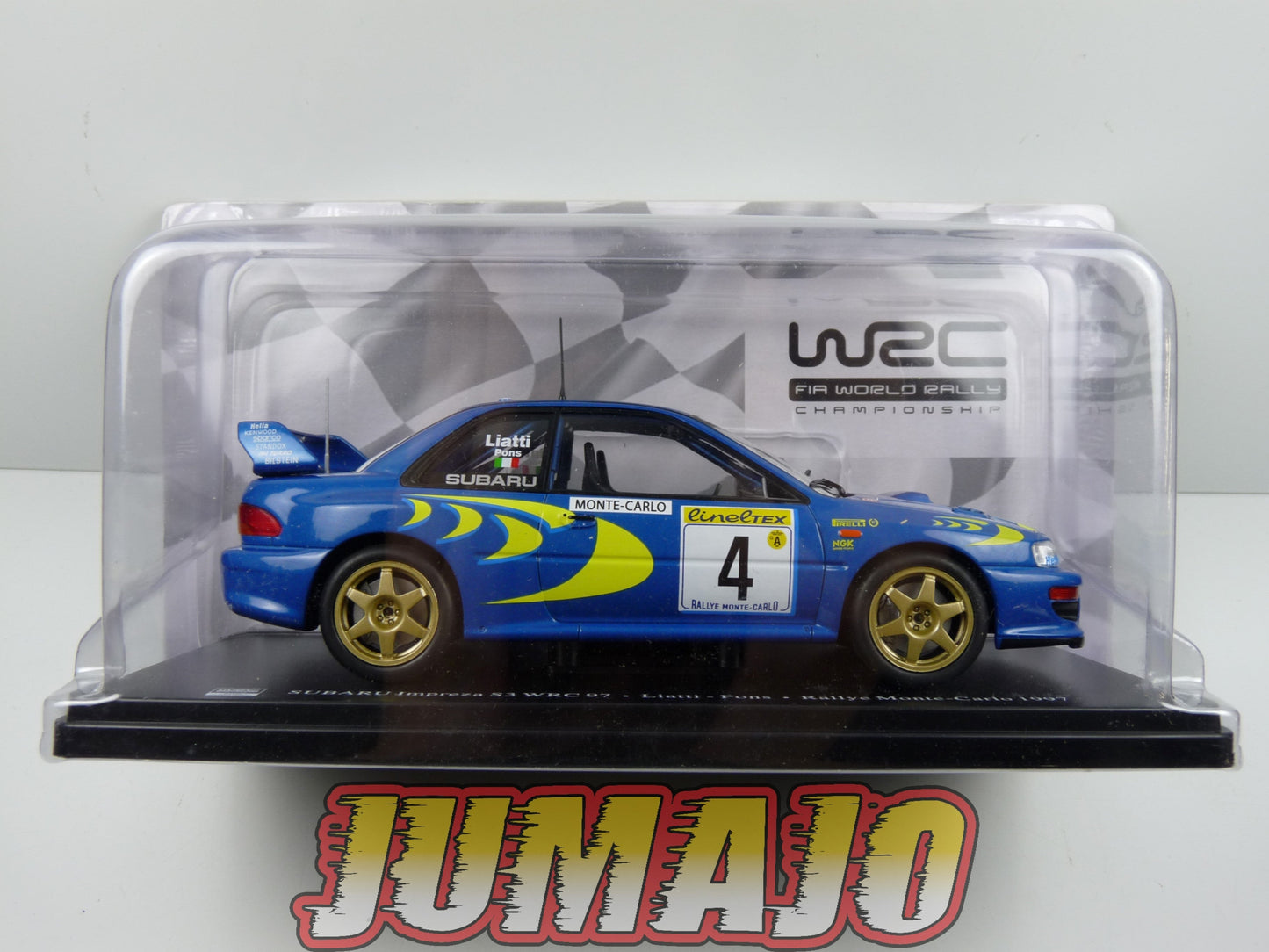 RVQ45 Voiture Rallye 1/24 SALVAT Models : SUBARU Impreza S3 97 Liatti Pons 1997 #4 Liatti Pons