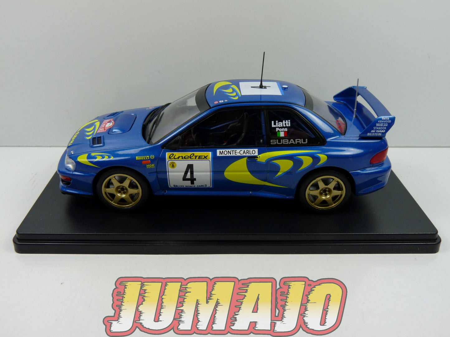 RVQ45 Voiture Rallye 1/24 SALVAT Models : SUBARU Impreza S3 97 Liatti Pons 1997 #4 Liatti Pons