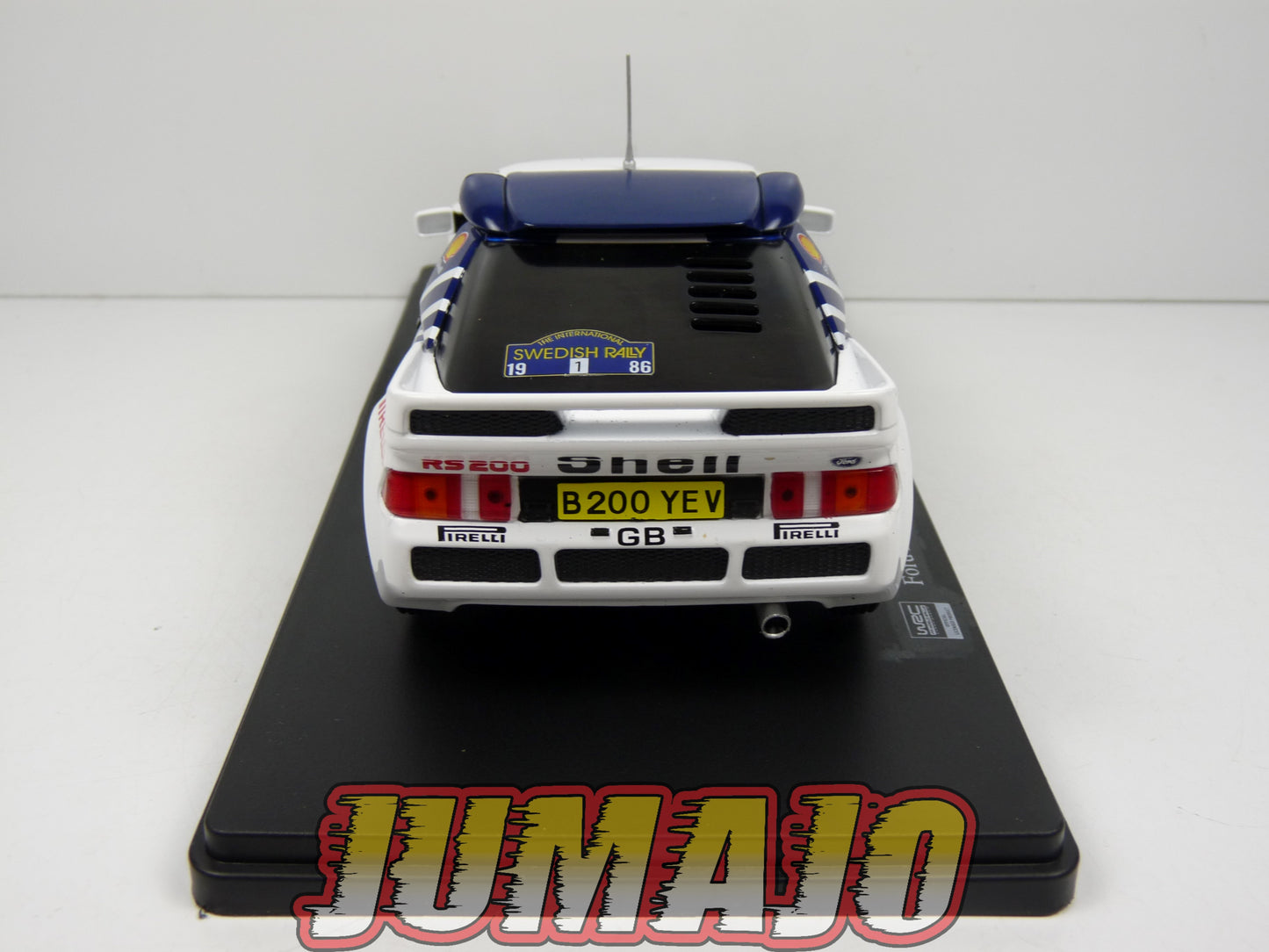 RVQ46 Voiture Rallye 1/24 SALVAT Models : FORD RS200 1986 #1 Berglund Blomqvist
