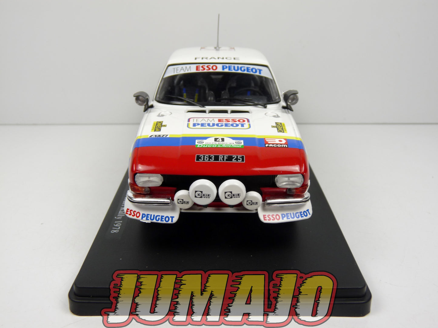 RVQ48 Voiture Rallye 1/24 SALVAT Models : PEUGEOT 504 V6 Coupé 1978 #4 Nicolas