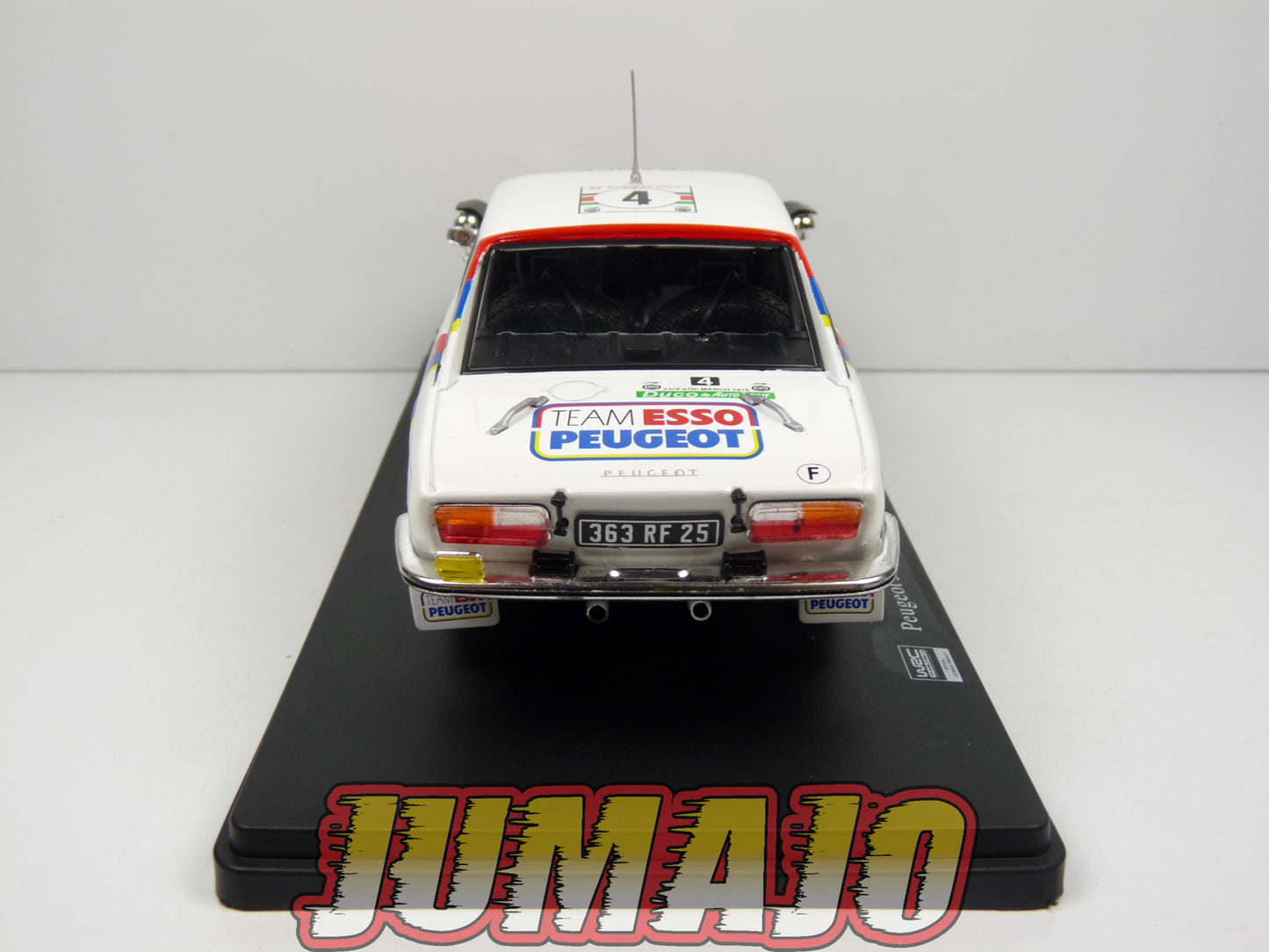 RVQ48 Voiture Rallye 1/24 SALVAT Models : PEUGEOT 504 V6 Coupé 1978 #4 Nicolas