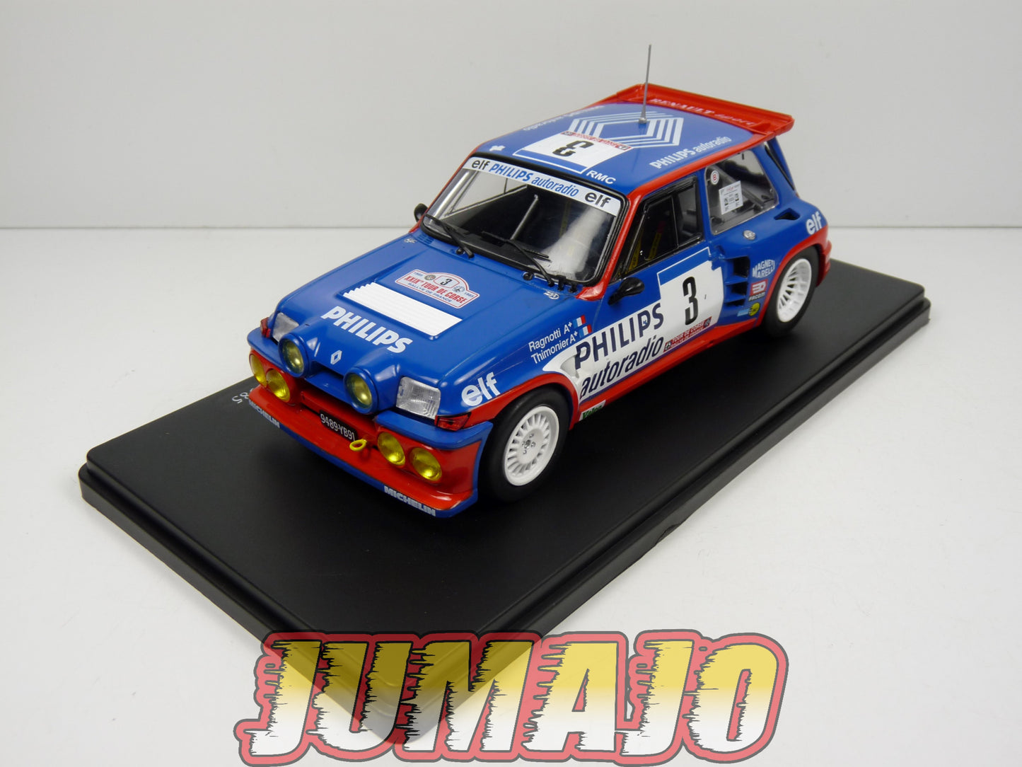 RVQ49 Voiture Rallye 1/24 SALVAT Models : RENAULT 5 Turbo 1985 #3 Ragnotti