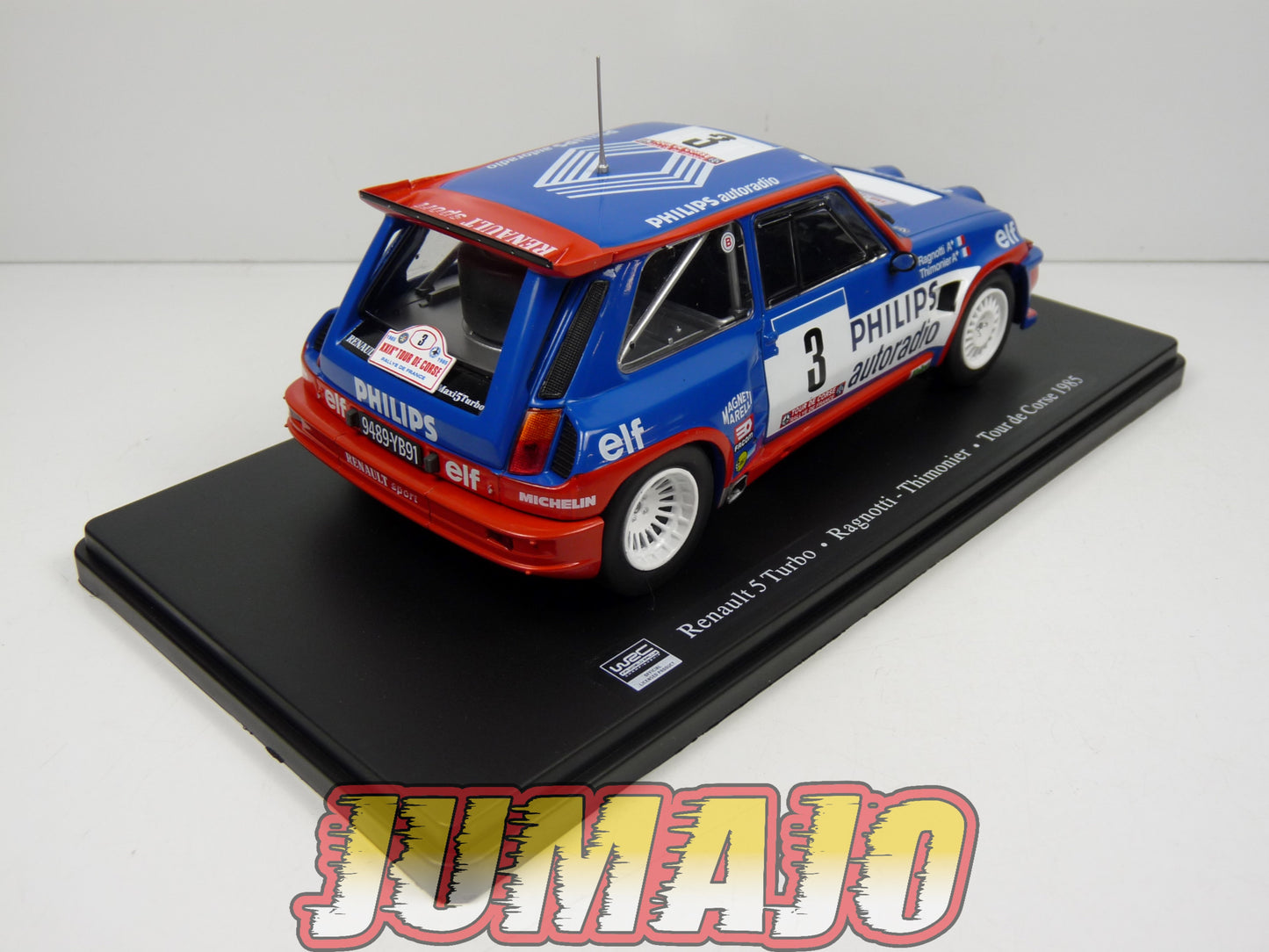 RVQ49 Voiture Rallye 1/24 SALVAT Models : RENAULT 5 Turbo 1985 #3 Ragnotti