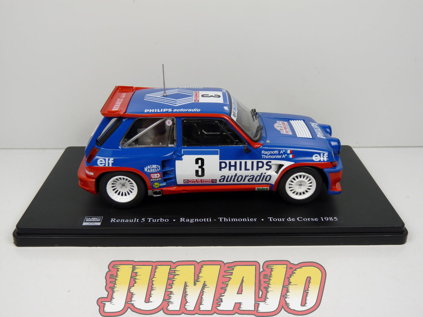 RVQ49 Voiture Rallye 1/24 SALVAT Models : RENAULT 5 Turbo 1985 #3 Ragnotti