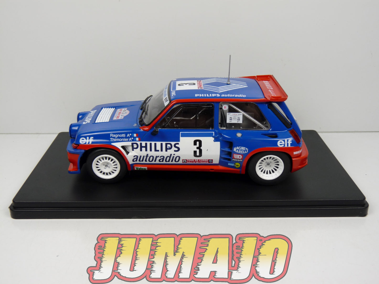 RVQ49 Voiture Rallye 1/24 SALVAT Models : RENAULT 5 Turbo 1985 #3 Ragnotti