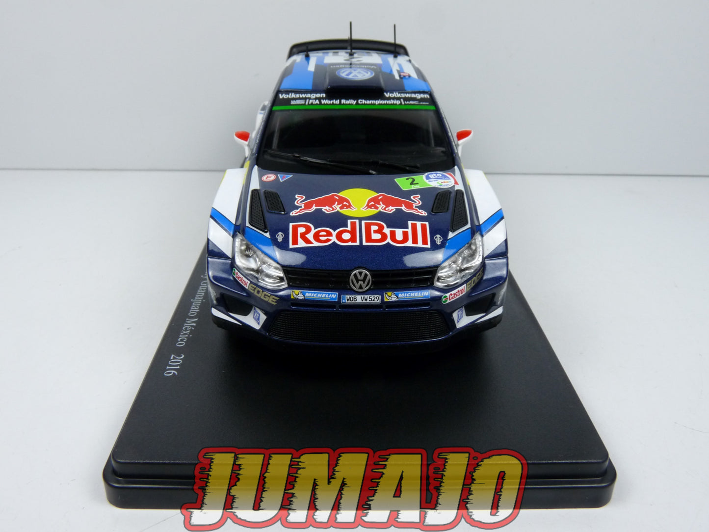 RVQ4 Voiture Rallye 1/24 SALVAT Models : VOLKSWAGEN Polo R 2016 #2 Latvala-Anttila