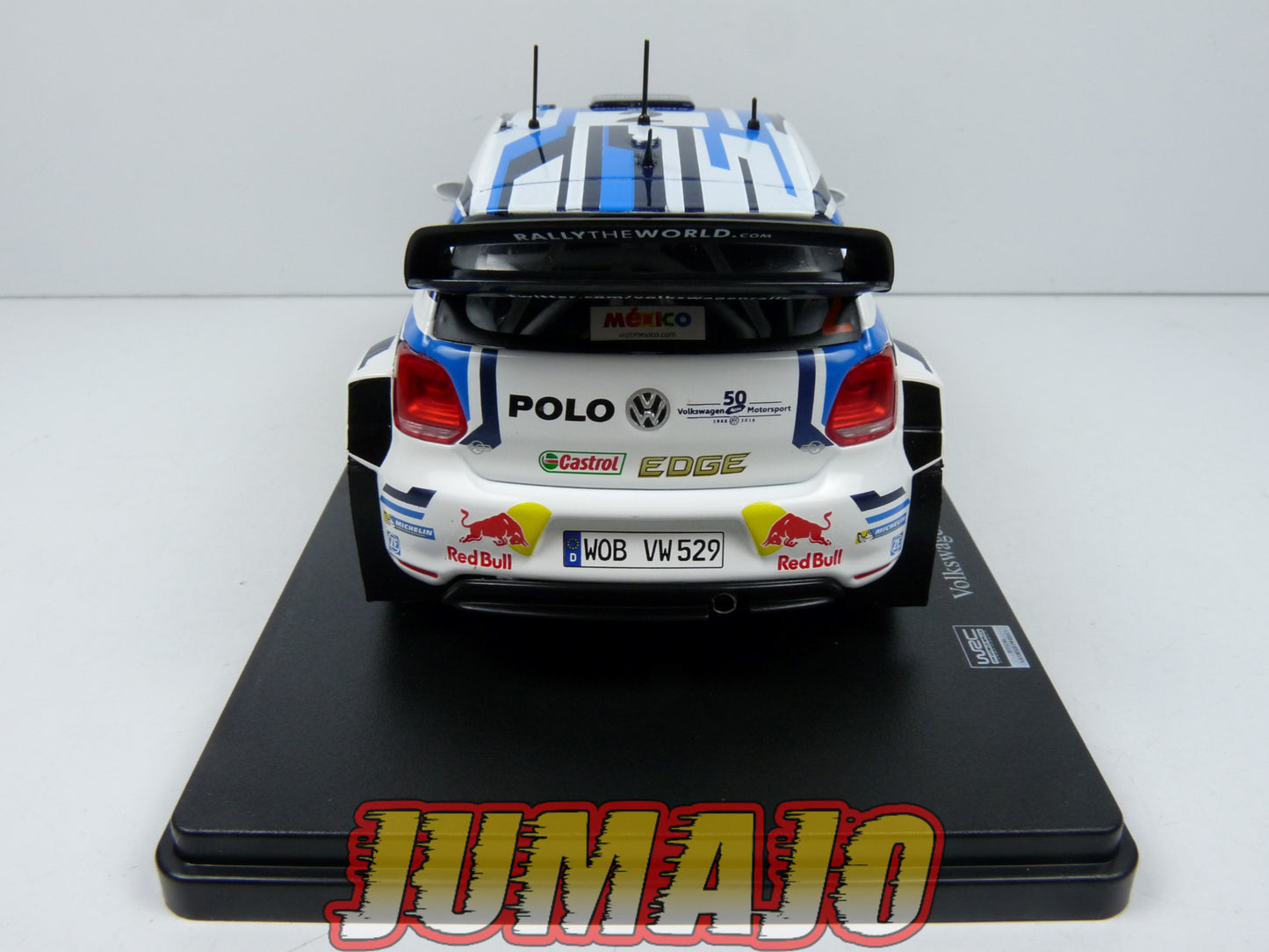 RVQ4 Voiture Rallye 1/24 SALVAT Models : VOLKSWAGEN Polo R 2016 #2 Latvala-Anttila