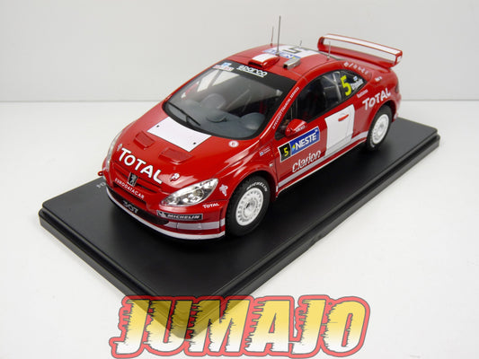 RVQ50 Voiture Rallye 1/24 SALVAT Models : PEUGEOT 307 WRC 2004 #5 Gronholm