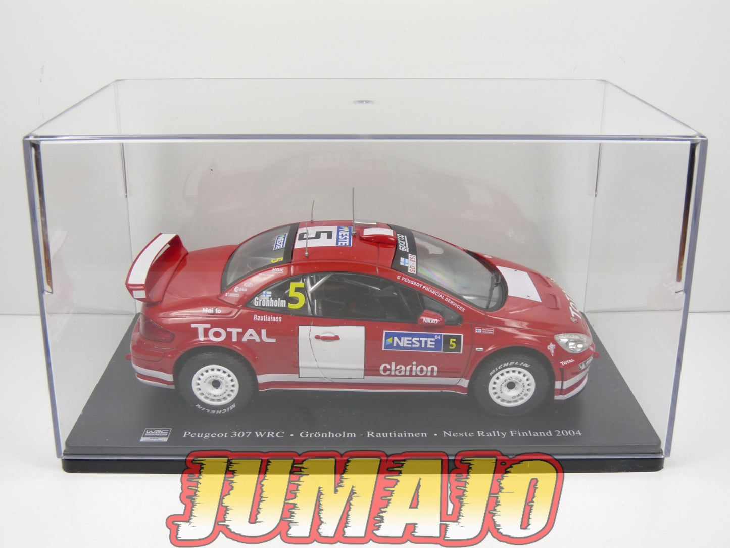 RVQ50 Voiture Rallye 1/24 SALVAT Models : PEUGEOT 307 WRC 2004 #5 Gronholm