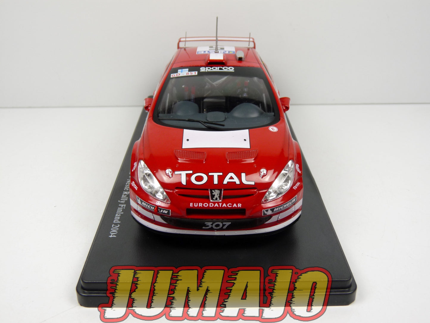 RVQ50 Voiture Rallye 1/24 SALVAT Models : PEUGEOT 307 WRC 2004 #5 Gronholm