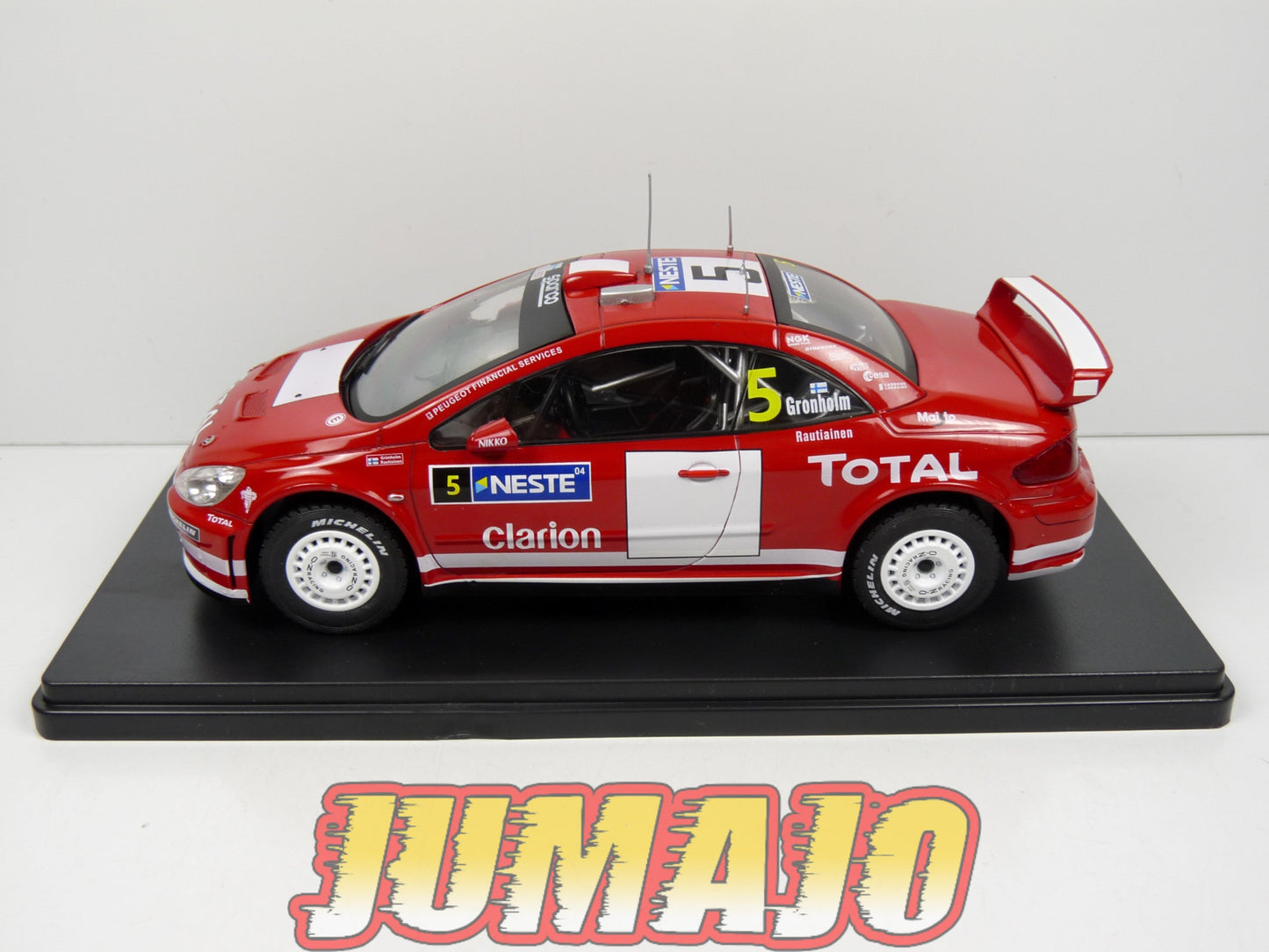 RVQ50 Voiture Rallye 1/24 SALVAT Models : PEUGEOT 307 WRC 2004 #5 Gronholm