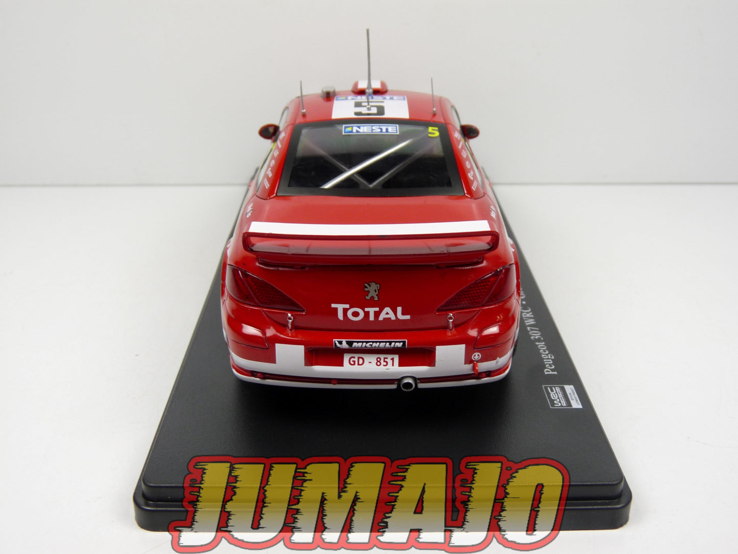 RVQ50 Voiture Rallye 1/24 SALVAT Models : PEUGEOT 307 WRC 2004 #5 Gronholm