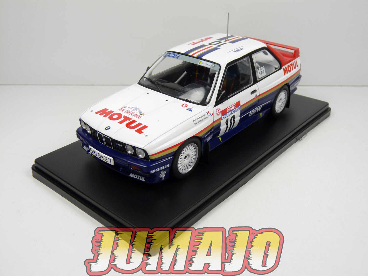 RVQ53 Voiture Rallye 1/24 SALVAT Models : BMW M3 E30 1987 #10 Béguin Lenne