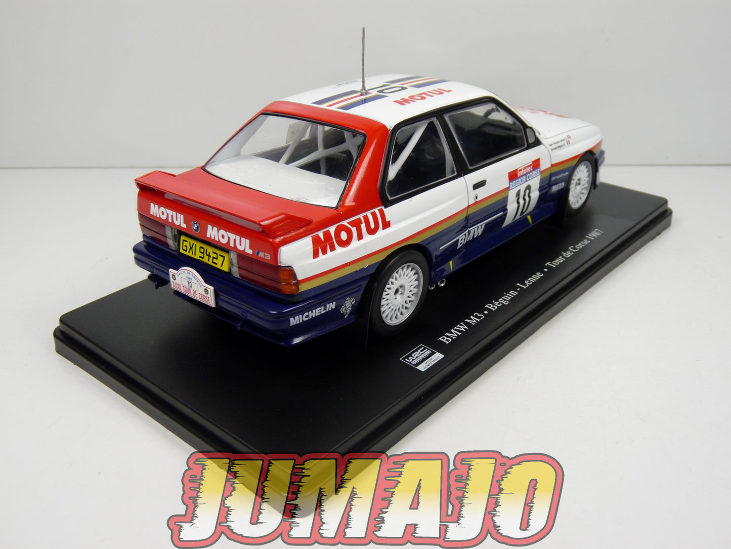 RVQ53 Voiture Rallye 1/24 SALVAT Models : BMW M3 E30 1987 #10 Béguin Lenne