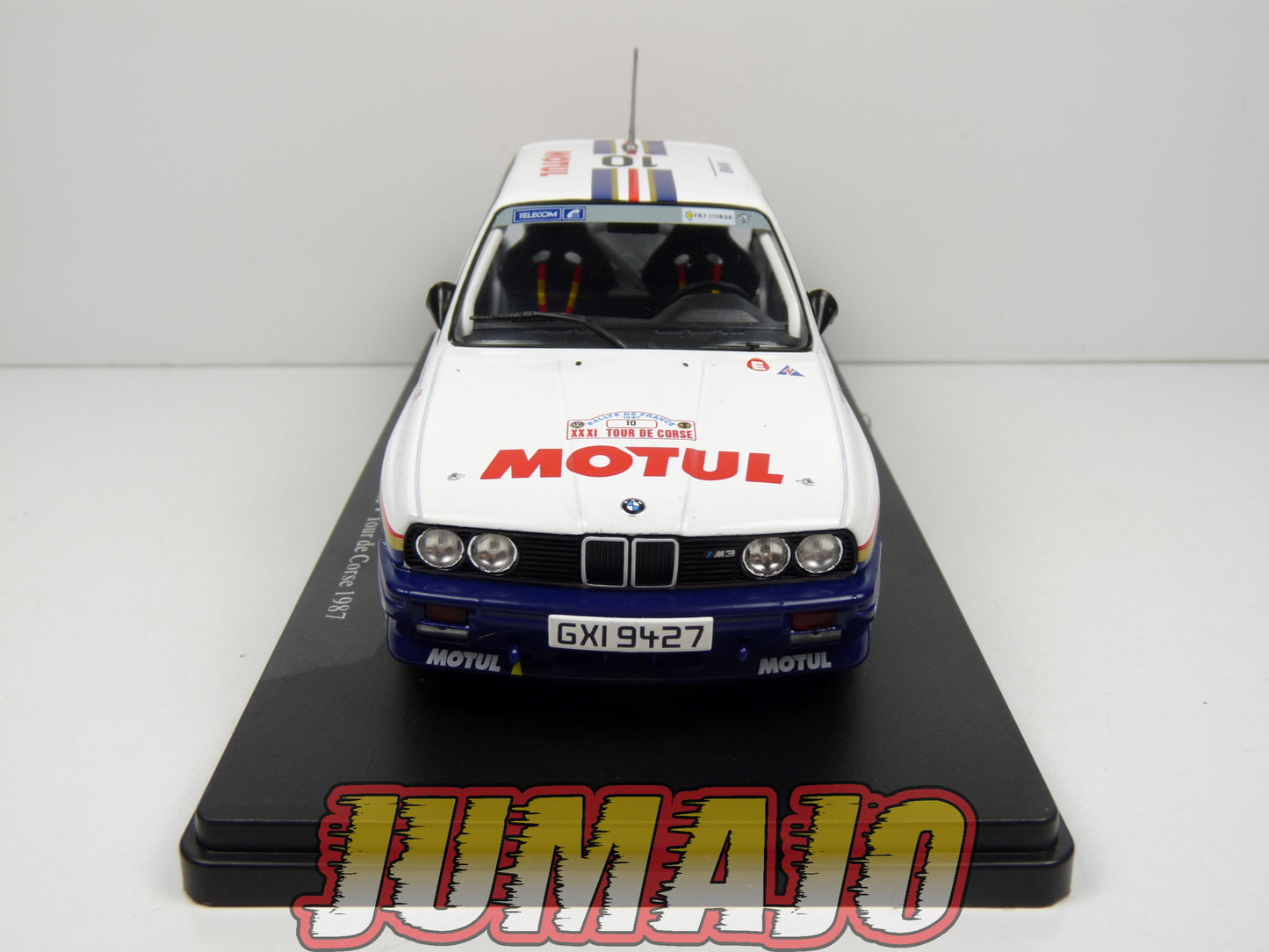 RVQ53 Voiture Rallye 1/24 SALVAT Models : BMW M3 E30 1987 #10 Béguin Lenne