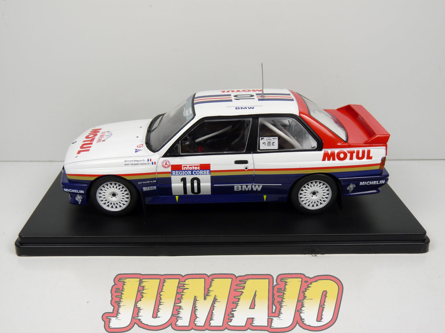 RVQ53 Voiture Rallye 1/24 SALVAT Models : BMW M3 E30 1987 #10 Béguin Lenne