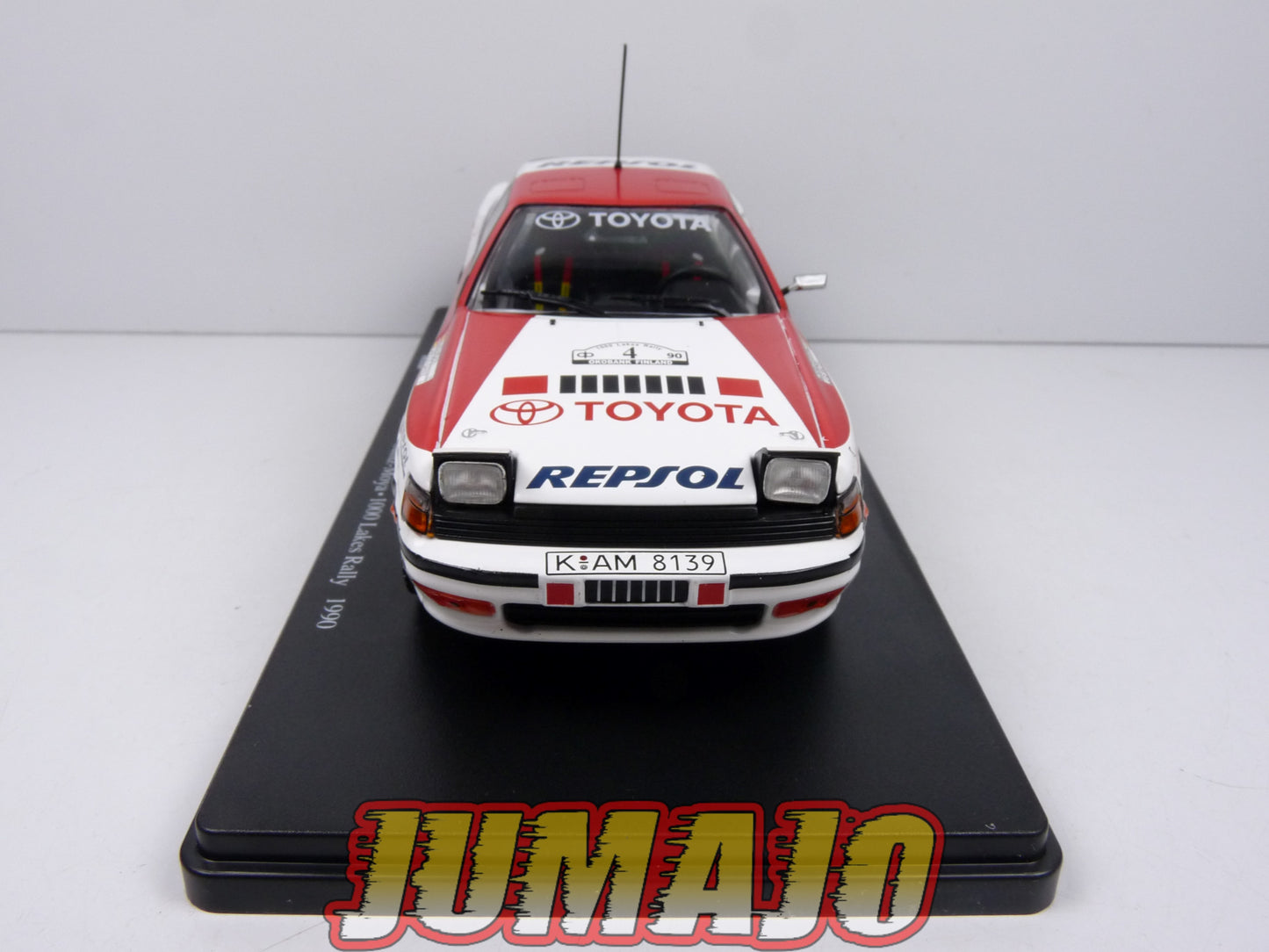 RVQ5 Voiture Rallye 1/24 SALVAT Models : TOYOTA Celica GT-4 1990 #4 Sainz-Moya