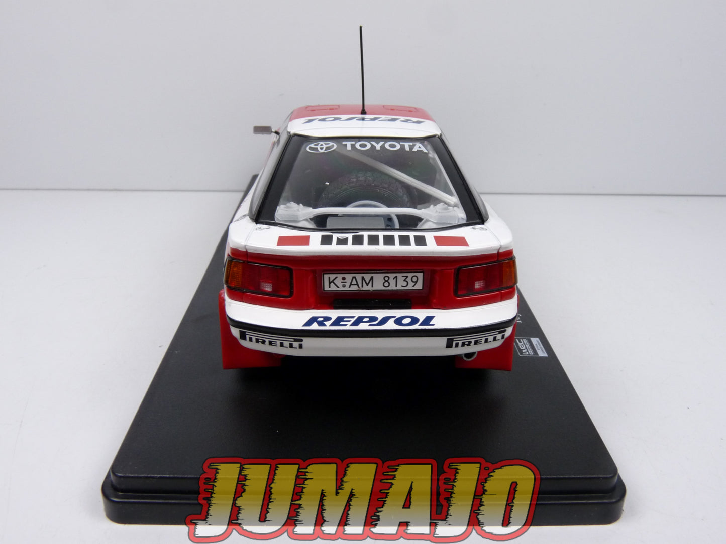 RVQ5 Voiture Rallye 1/24 SALVAT Models : TOYOTA Celica GT-4 1990 #4 Sainz-Moya