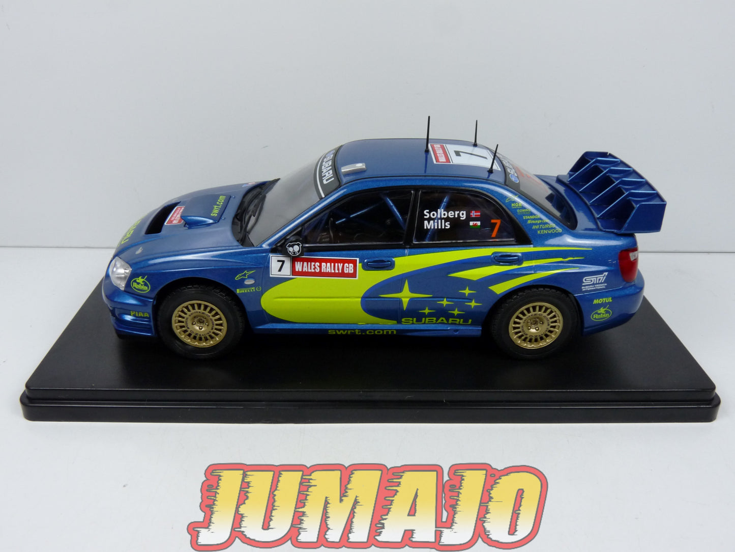RVQ6 Voiture Rallye 1/24 SALVAT Models : SUBARU Impreza S9 WRC 2003 #7 Solberg-Mills
