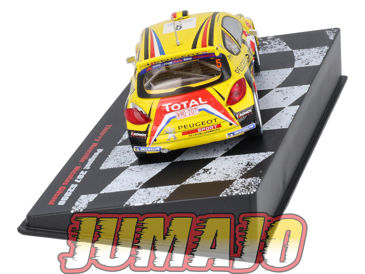 RVR18 1/43 Altaya Vainqueurs rallye : PEUGEOT 207 S2000 2011 #5 T.Neuville