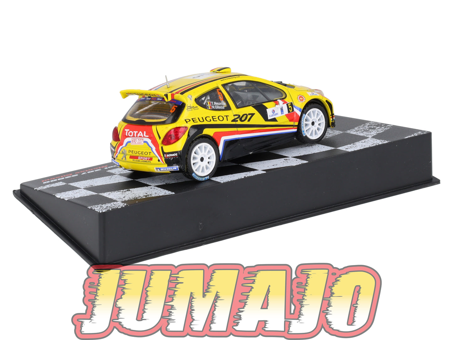 RVR18 1/43 Altaya Vainqueurs rallye : PEUGEOT 207 S2000 2011 #5 T.Neuville