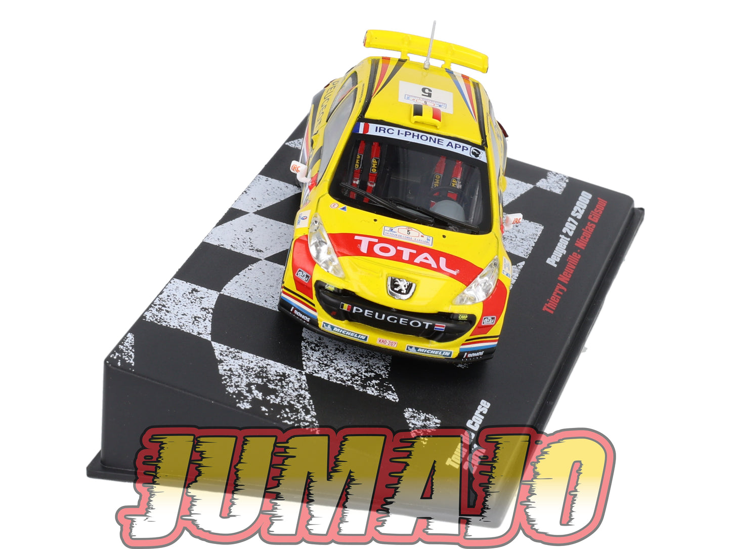 RVR18 1/43 Altaya Vainqueurs rallye : PEUGEOT 207 S2000 2011 #5 T.Neuville