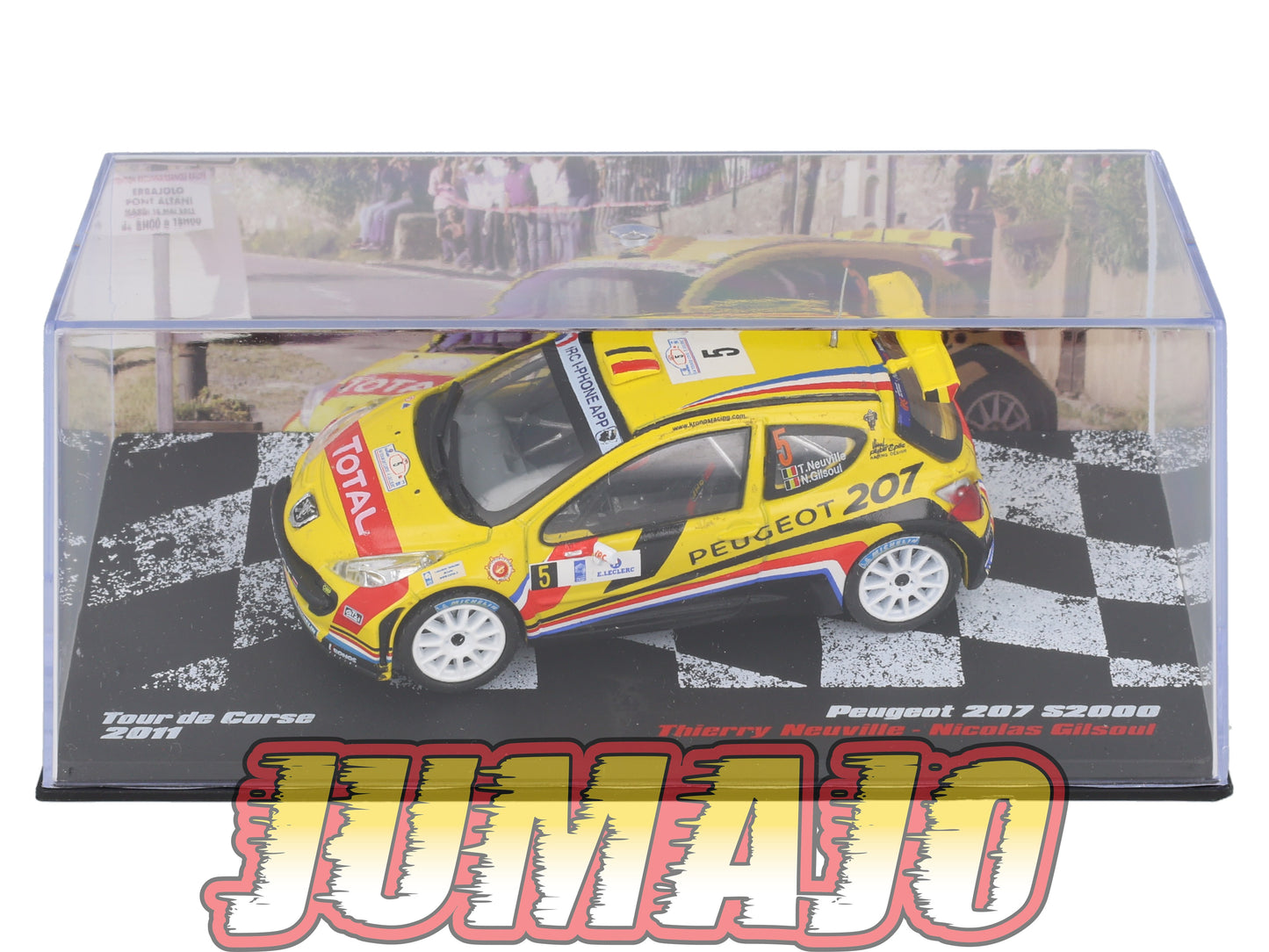 RVR18 1/43 Altaya Vainqueurs rallye : PEUGEOT 207 S2000 2011 #5 T.Neuville